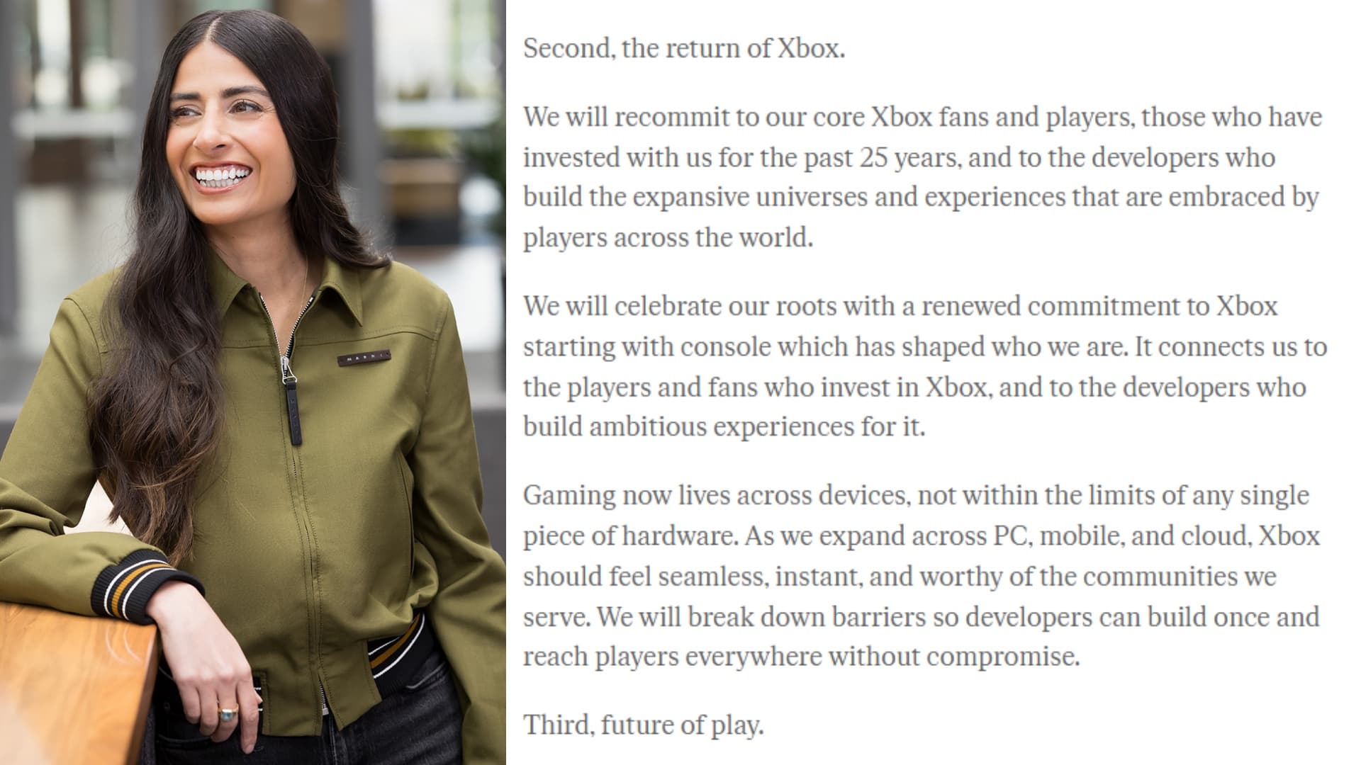 Asha Sharma reconoce en un documento interno que el ecosistema Xbox está roto: sin infraestructura común, sin herramientas y con Game Pass demasiado caro