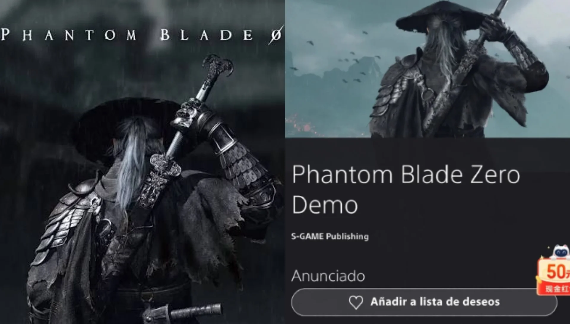 La demo de Phantom Blade Zero se filtra en la PS Store antes de su State of Play programado para el 18 de agosto