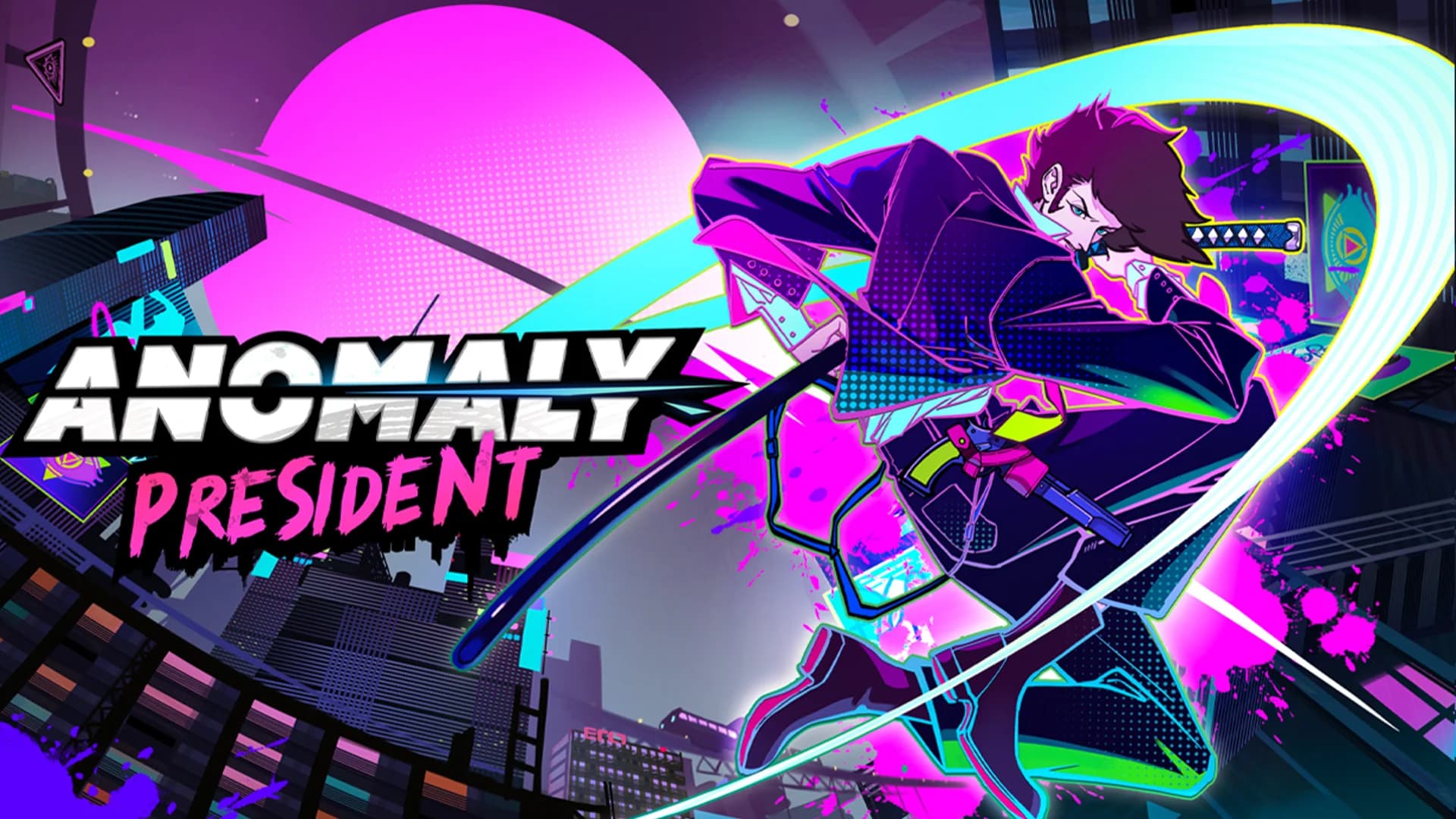 Anomaly President: un roguelite de acción muy pulido, con estética que recuerda a Katana Zero