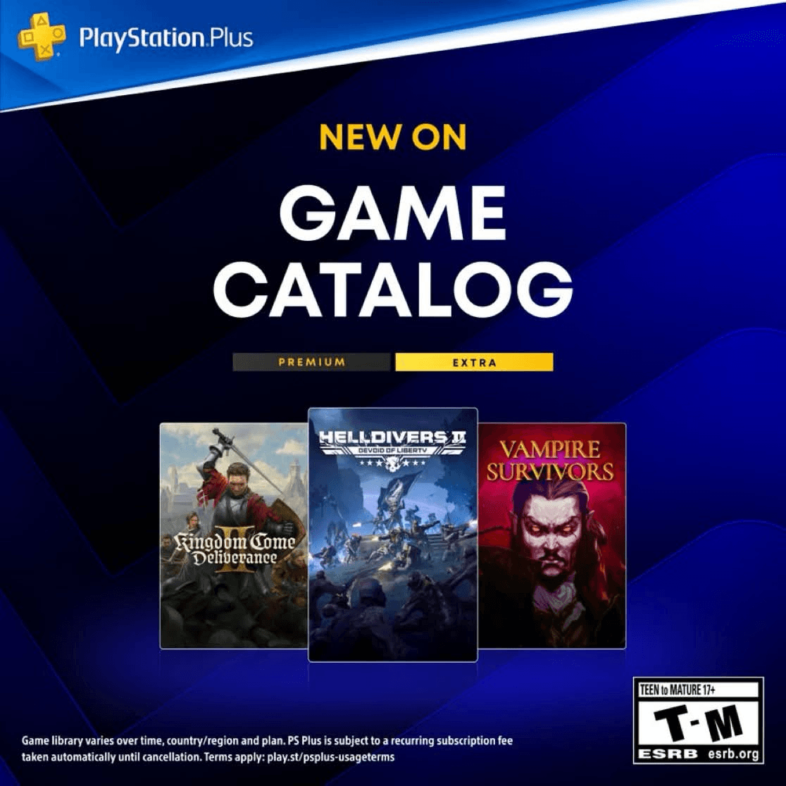 PS Plus Extra y Premium: todos los juegos que llegan en agosto de 2026
