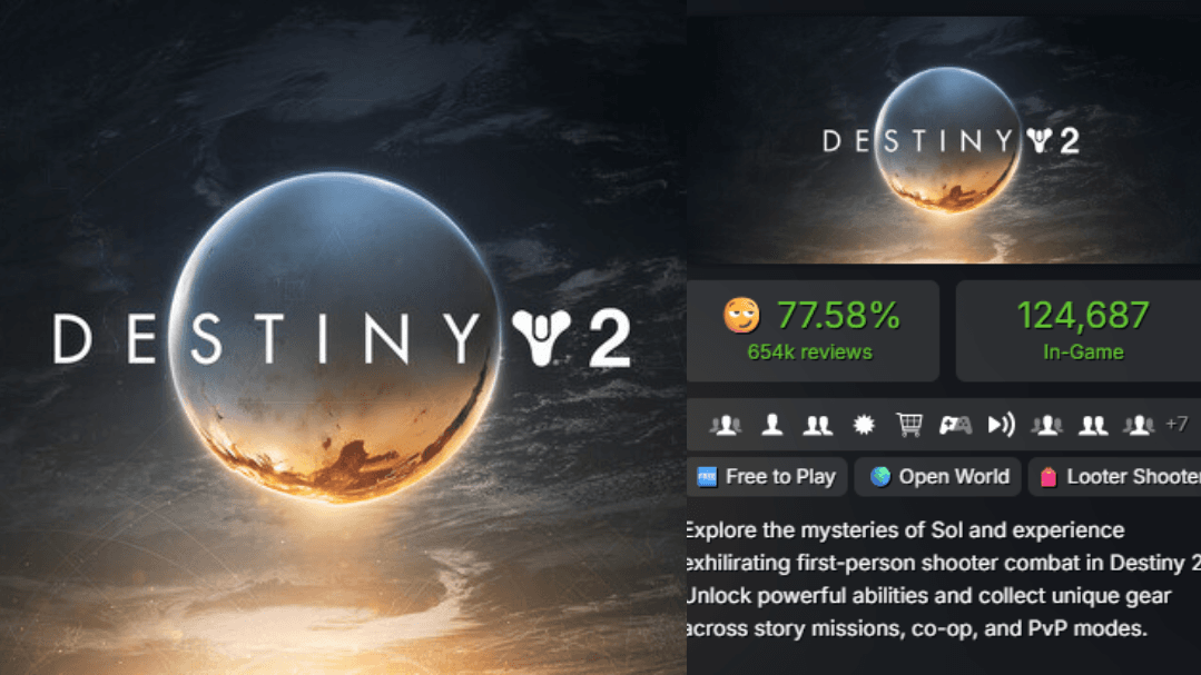 Destiny 2 conquista lo más alto de Steam tras el lanzamiento de Monument of Triumph