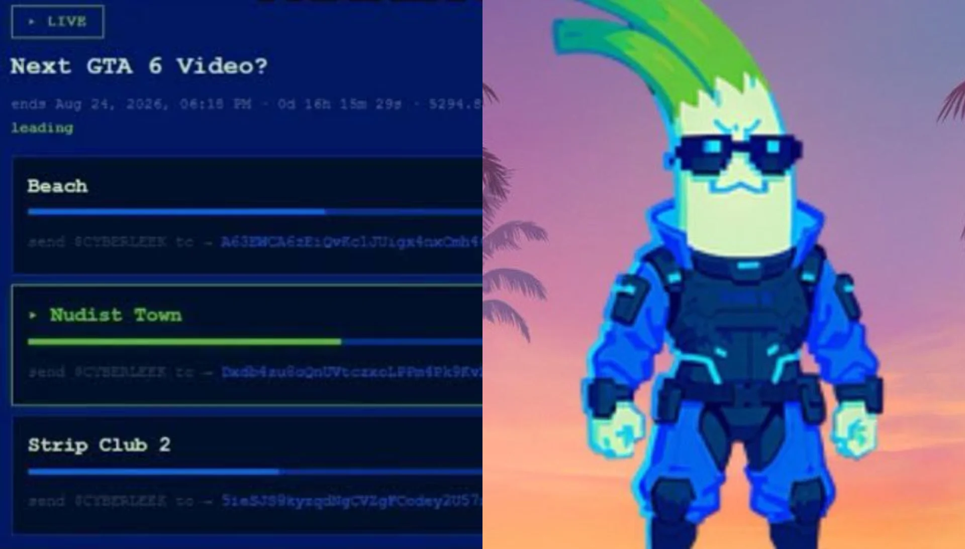 El pueblo nudista se impone en la encuesta de Cyberleek para el próximo clip filtrado de GTA 6